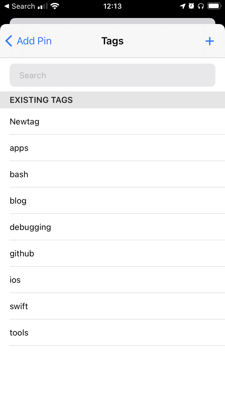 The new tagging view